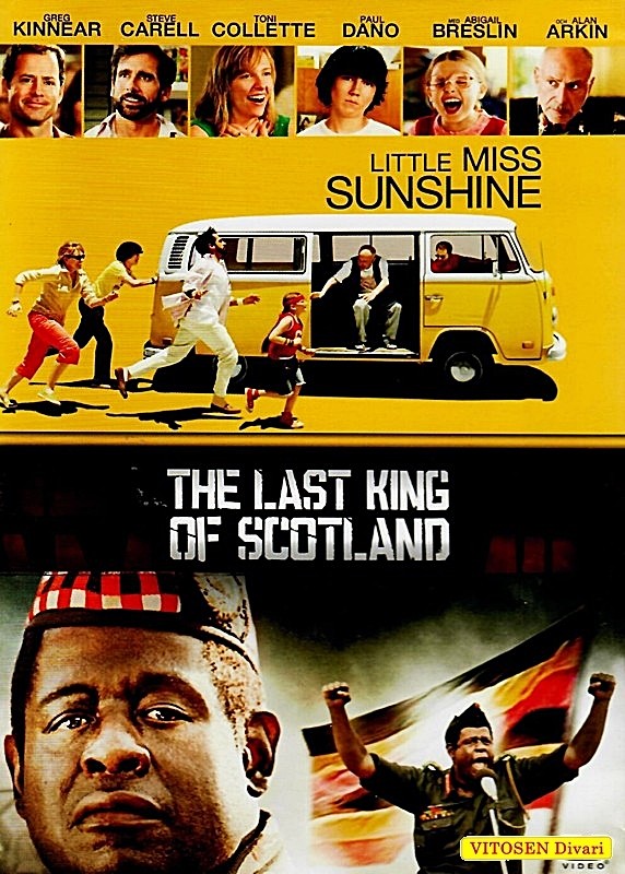 Little Miss Sunshine / The Last King of Scotland, englantilainen kansi